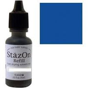 STazON - Fast Drying Solvent Ink Refill. Ultramarine